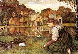 John Roddam Spencer Stanhope The White Rabbit painting
